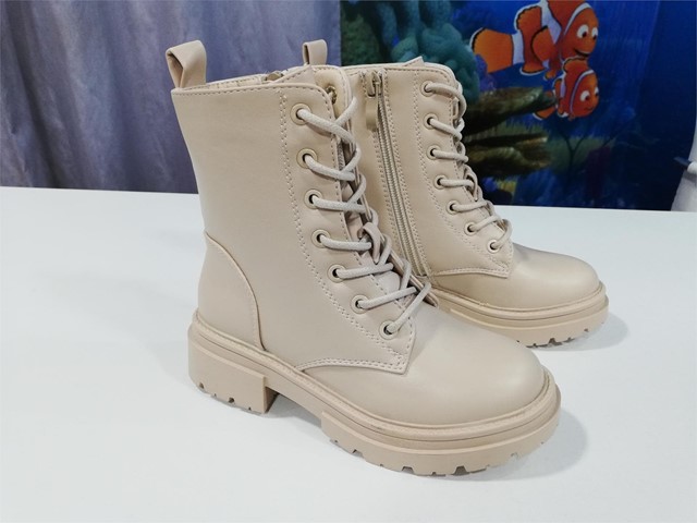 Bota militar beige