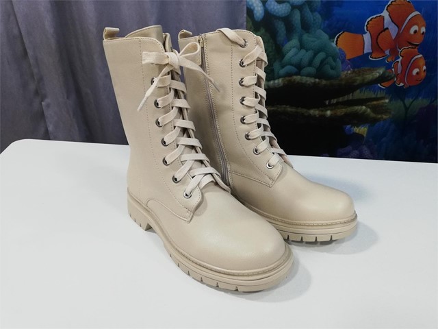 Bota militar beige