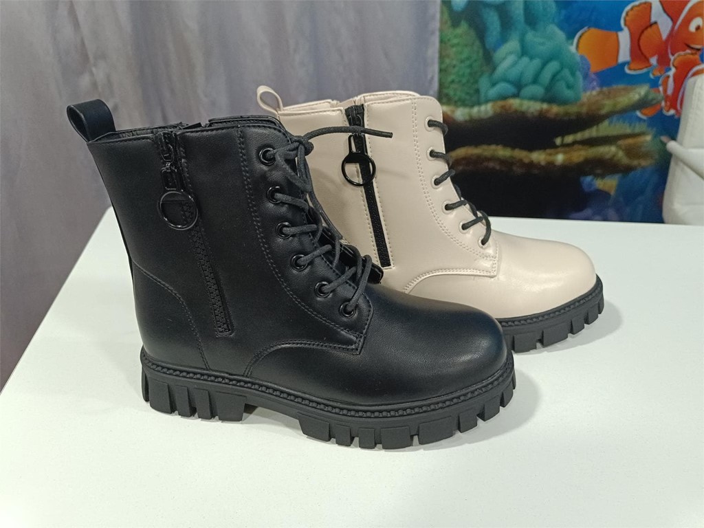 Foto 1 Botas militares  con doble cremallera 