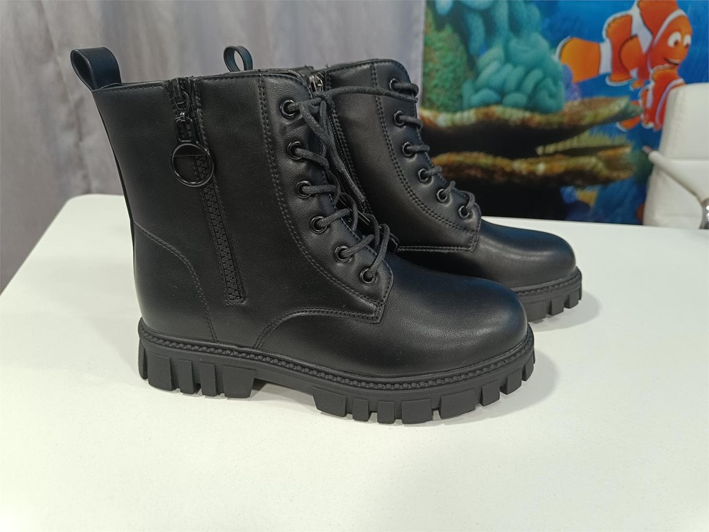 Foto 3 Botas militares  con doble cremallera 